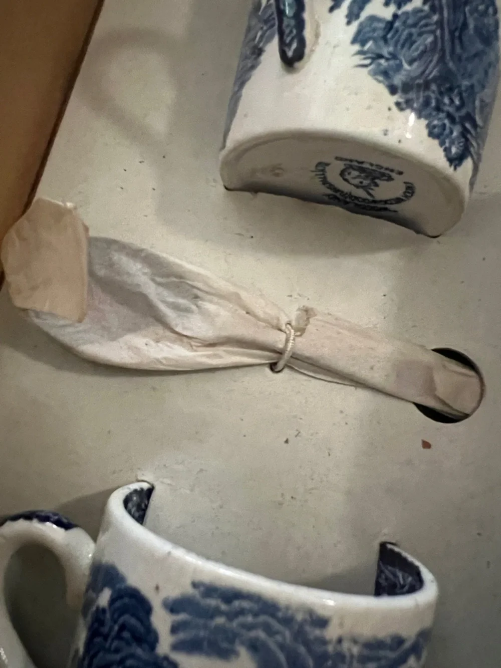 Extremely Rare-After Dinner Blue & White Coffee Set-Enoch Wedgwood-Original box - Picture 12 of 15